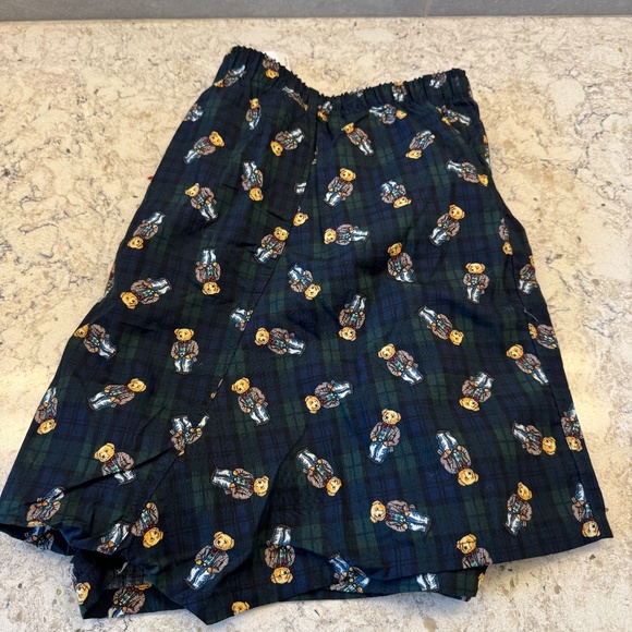 Vintage NWT Men's Polo by Ralph Lauren XL Plaid boxer shorts with Teddy bears - Picture 15 of 16